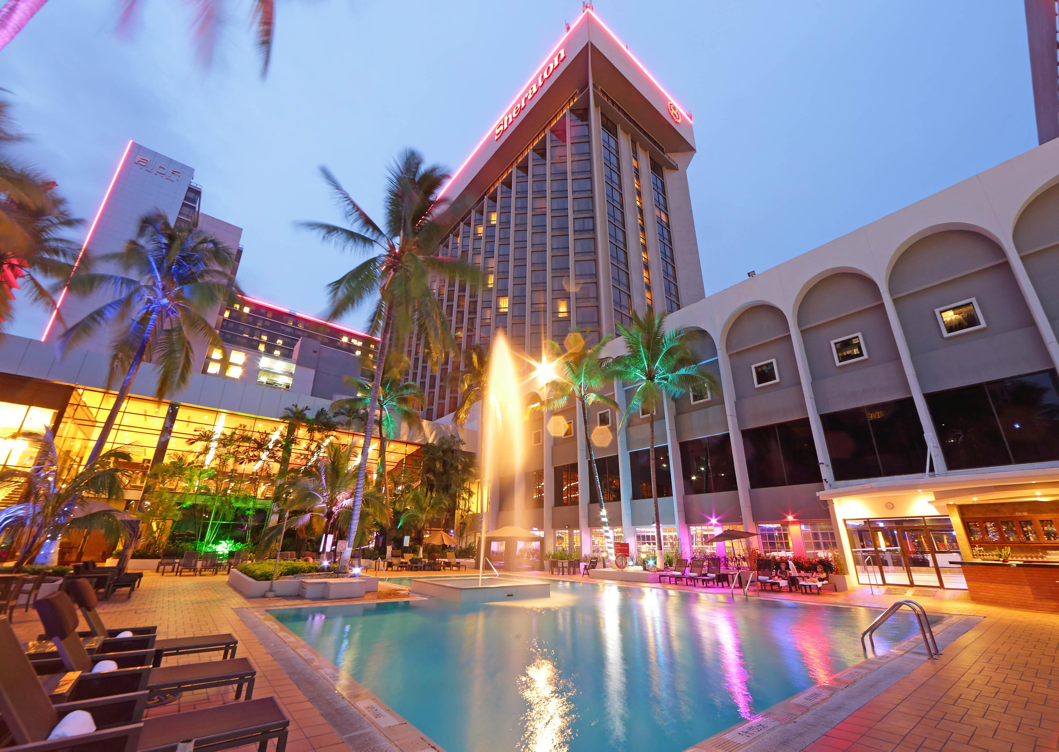 巴拿马喜来登大酒店 巴拿马城 外观 照片 The hotel's pool